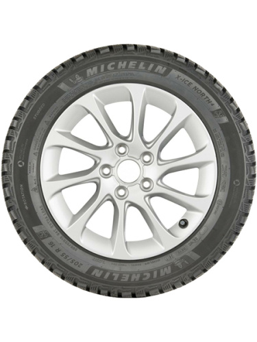 фото протектора и шины X-Ice North 4 Шина Michelin X-Ice North 4 245/45 R19 102H