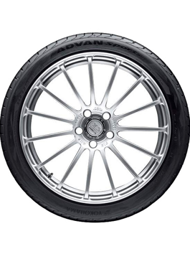 фото протектора и шины Advan Sport V105S Шина Yokohama Advan Sport V105S 275/35 R18 99Y