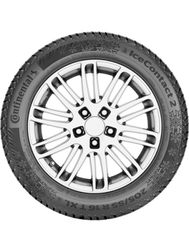 фото протектора и шины IceContact 2 SUV Шина Continental IceContact 2 SUV 225/65 R17 106T